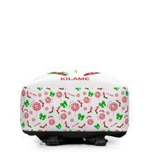 Load image into Gallery viewer, Backpack Riok Peppermint 'Happy Holidays'