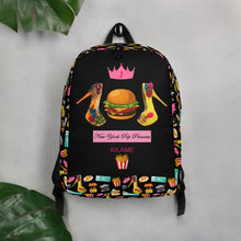 Load image into Gallery viewer, Backpack Hamburger 'Pop Princess'