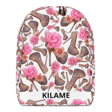 Load image into Gallery viewer, Backpack 'Rose pink flower'