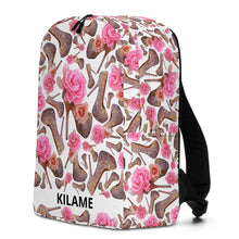 Load image into Gallery viewer, Backpack 'Rose pink flower'