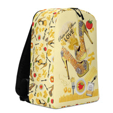 Load image into Gallery viewer, Minimalist Backpack 'Pasta and shoes'