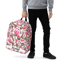 Load image into Gallery viewer, Backpack 'Rose pink flower'