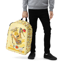 Load image into Gallery viewer, Minimalist Backpack 'Pasta and shoes'