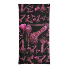 Load image into Gallery viewer, Neck Gaiter 'Pink crystals shoes'