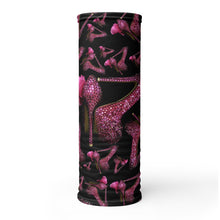 Load image into Gallery viewer, Neck Gaiter 'Pink crystals shoes'