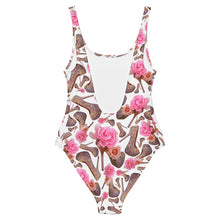 Load image into Gallery viewer, One-Piece Swimsuit Bua 'Rose pink flower'