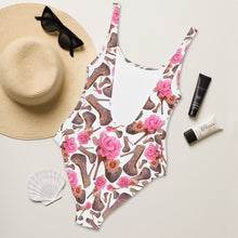 Load image into Gallery viewer, One-Piece Swimsuit Bua 'Rose pink flower'