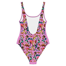 Load image into Gallery viewer, One-Piece Swimsuit 'I close deals in heels'