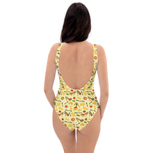 Load image into Gallery viewer, One-Piece Swimsuit 'Pasta and shoes'