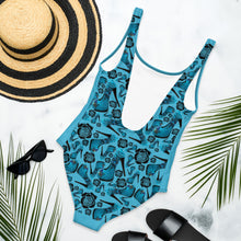 Load image into Gallery viewer, One-Piece Swimsuit 'Travel blogger'