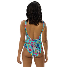 Load image into Gallery viewer, One-Piece Swimsuit 'Neon island'