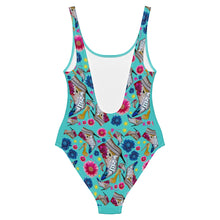Load image into Gallery viewer, One-Piece Swimsuit 'Neon island'