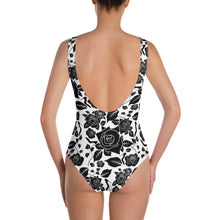 Load image into Gallery viewer, One-Piece Swimsuit 'Black Roses'