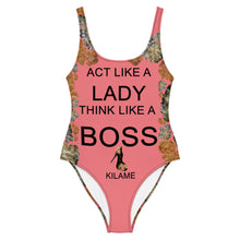 Load image into Gallery viewer, One-Piece Swimsuit Dias 'Think like a Boss'