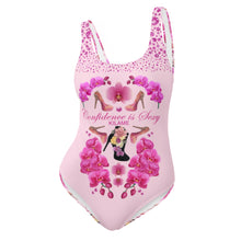 Load image into Gallery viewer, One-Piece Swimsuit 'Confidence is sexy'