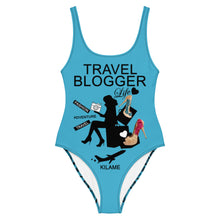 Load image into Gallery viewer, One-Piece Swimsuit 'Travel blogger'