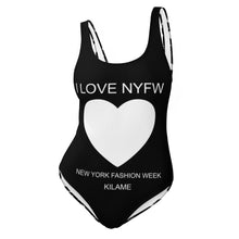 Load image into Gallery viewer, One-Piece Swimsuit 'I love NYFW'