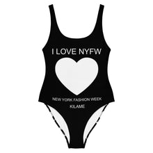 Load image into Gallery viewer, One-Piece Swimsuit 'I love NYFW'