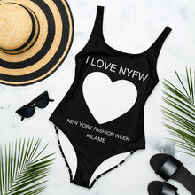 Load image into Gallery viewer, One-Piece Swimsuit 'I love NYFW'
