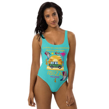 Load image into Gallery viewer, One-Piece Swimsuit 'Neon island'