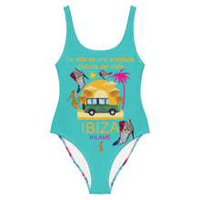 Load image into Gallery viewer, One-Piece Swimsuit 'Neon island'