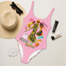 Load image into Gallery viewer, One-Piece Swimsuit 'Pink Pop Princess'