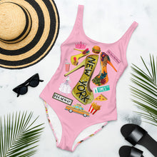 Load image into Gallery viewer, One-Piece Swimsuit 'Pink Pop Princess'