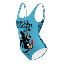 Load image into Gallery viewer, One-Piece Swimsuit 'Travel blogger'