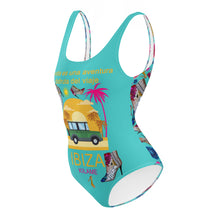 Load image into Gallery viewer, One-Piece Swimsuit 'Neon island'