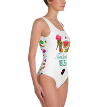 Load image into Gallery viewer, One-Piece Swimsuit 'Toda la vida Ibiza'