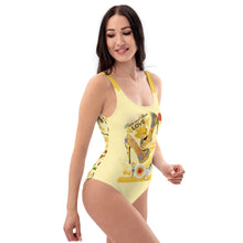 Load image into Gallery viewer, One-Piece Swimsuit 'Pasta and shoes'