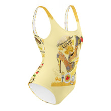 Load image into Gallery viewer, One-Piece Swimsuit 'Pasta and shoes'