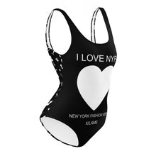 Load image into Gallery viewer, One-Piece Swimsuit 'I love NYFW'