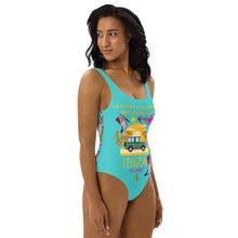 Load image into Gallery viewer, One-Piece Swimsuit 'Neon island'