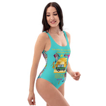 Load image into Gallery viewer, One-Piece Swimsuit 'Neon island'