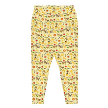 Load image into Gallery viewer, Plus Size Leggings Ravioli 'Pasta and shoes'