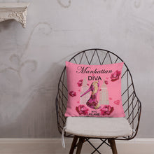 Load image into Gallery viewer, Premium Pillow 'Pink Diamond'