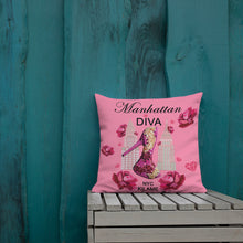 Load image into Gallery viewer, Premium Pillow 'Pink Diamond'