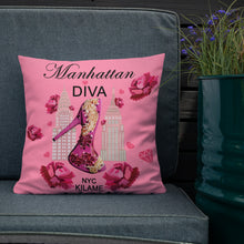 Load image into Gallery viewer, Premium Pillow 'Pink Diamond'