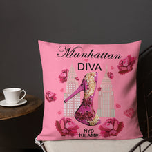 Load image into Gallery viewer, Premium Pillow 'Pink Diamond'