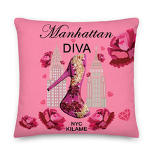 Load image into Gallery viewer, Premium Pillow 'Pink Diamond'