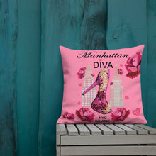 Load image into Gallery viewer, Premium Pillow 'Pink Diamond'