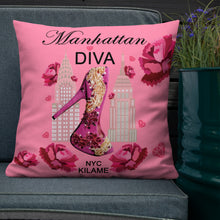 Load image into Gallery viewer, Premium Pillow 'Pink Diamond'