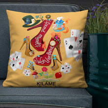 Load image into Gallery viewer, Pillow 'Down the rabbit hole'