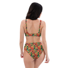Load image into Gallery viewer, Recycled high-waisted bikini 'Artisans love'