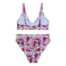 Load image into Gallery viewer, Recycled high-waisted bikini 'Jungle Paradise'