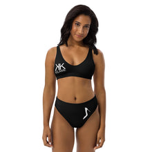 Load image into Gallery viewer, Recycled high-waisted bikini 'Kilame logo'
