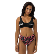 Load image into Gallery viewer, Recycled high-waisted bikini Ser '24/7 Influencer'