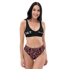 Load image into Gallery viewer, Recycled high-waisted bikini Ser '24/7 Influencer'