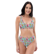 Load image into Gallery viewer, Recycled high-waisted bikini 'Amore in riviera'